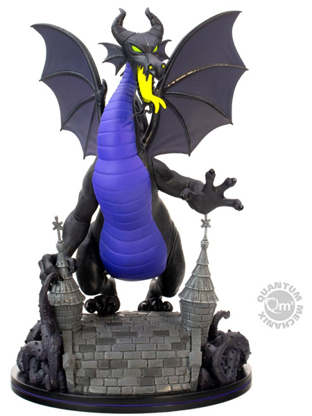 QMx Disney Sleeping Beauty Q-Fig Max Elite Maleficent Dragon Figure